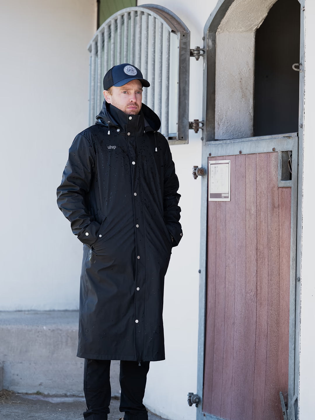 Uhip Winston Raincoat | Men's Long Waterproof Riding Coat