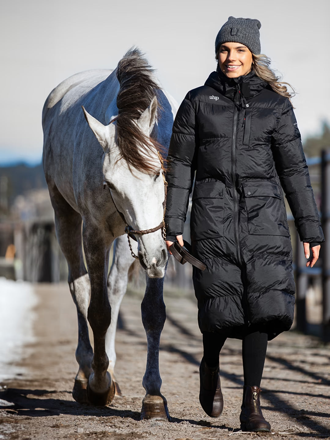 Uhip Arctic Puffer Coat – The Ultimate Women’s Long Winter Riding & Outdoor Coat