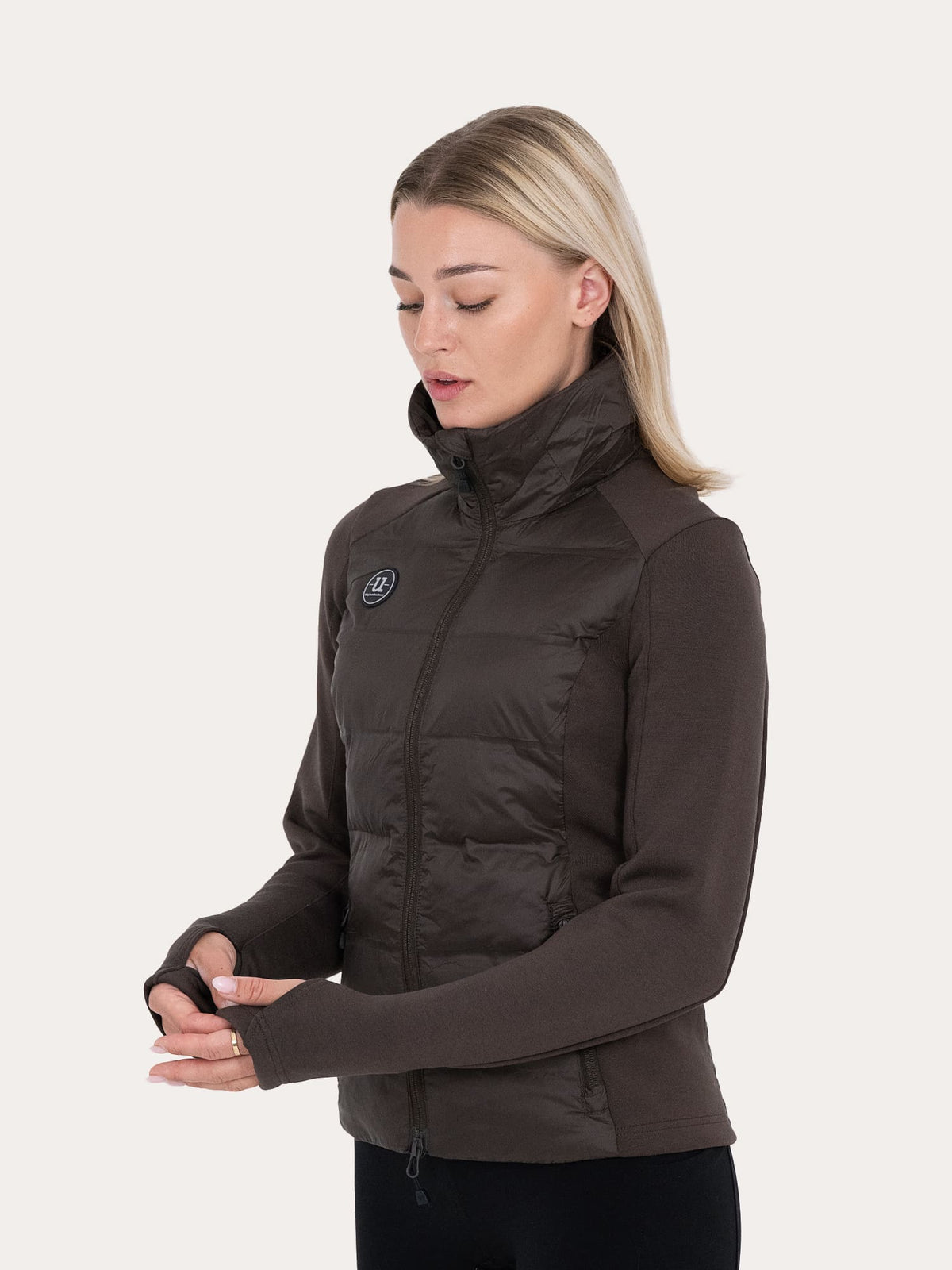 Uhip Everyday Hybrid Hoodie Ash Brown – photograph 5 