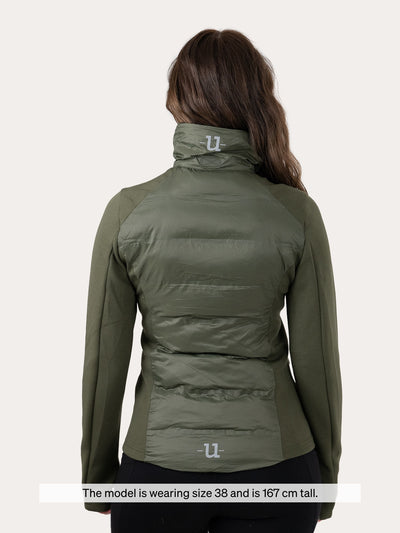 Uhip Everyday Hybrid Hoodie Deep Green – photograph 3 