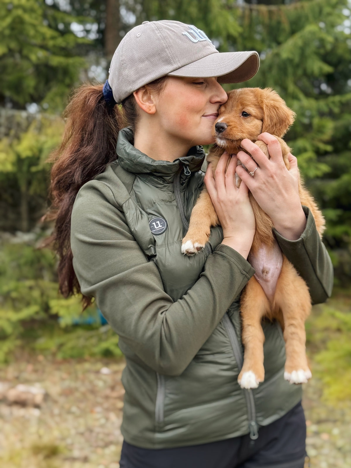 Uhip Everyday Hybrid Hoodie Deep Green – photograph 4 