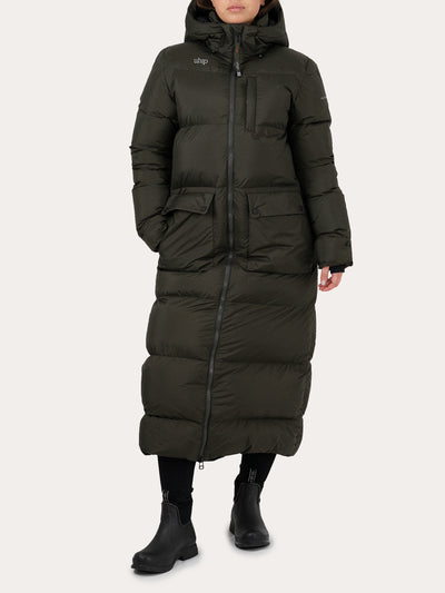 Uhip Arctic Extended Coat in Dark Green – product photograph 1 