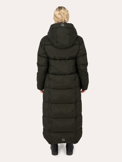 Uhip Arctic Extended Coat in Dark Green – product photograph 7 