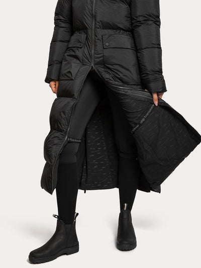 Uhip Arctic Extended Coat in Jet Black – product photograph 13 