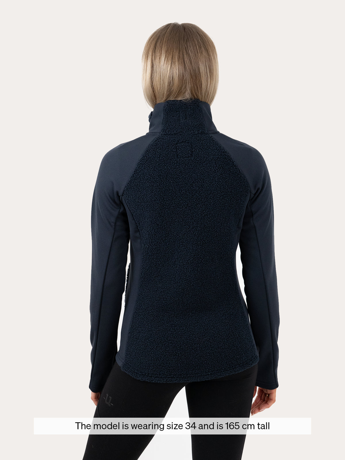 Uhip Cozy Pile Hybrid Jacket in Midnight – photograph 3 