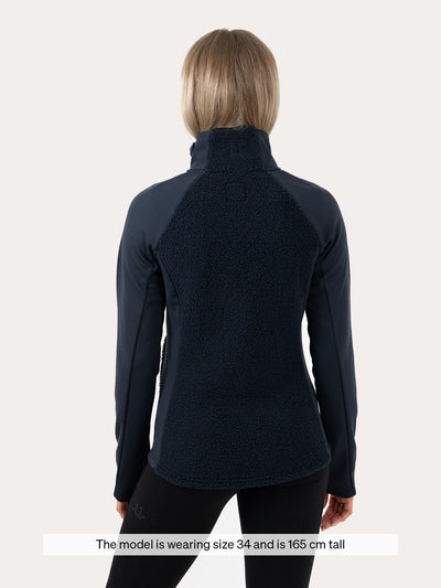Uhip Cozy Pile Hybrid Jacket in Midnight – photograph 3 