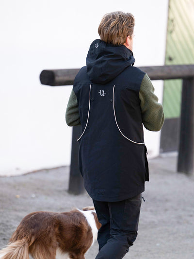 Uhip Men's Regular Pro Dog Trainer Vest in Jet Black – product photograph 2 