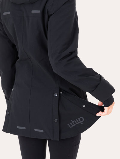Uhip Hailey Insulated Rain Jacket Jet Black – photograph 5 