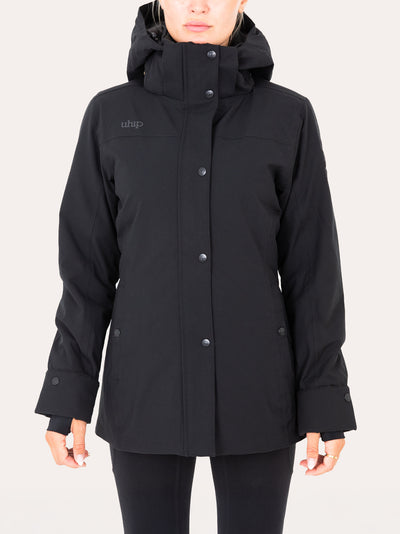 Uhip Hailey Insulated Rain Jacket Jet Black – photograph 1 
