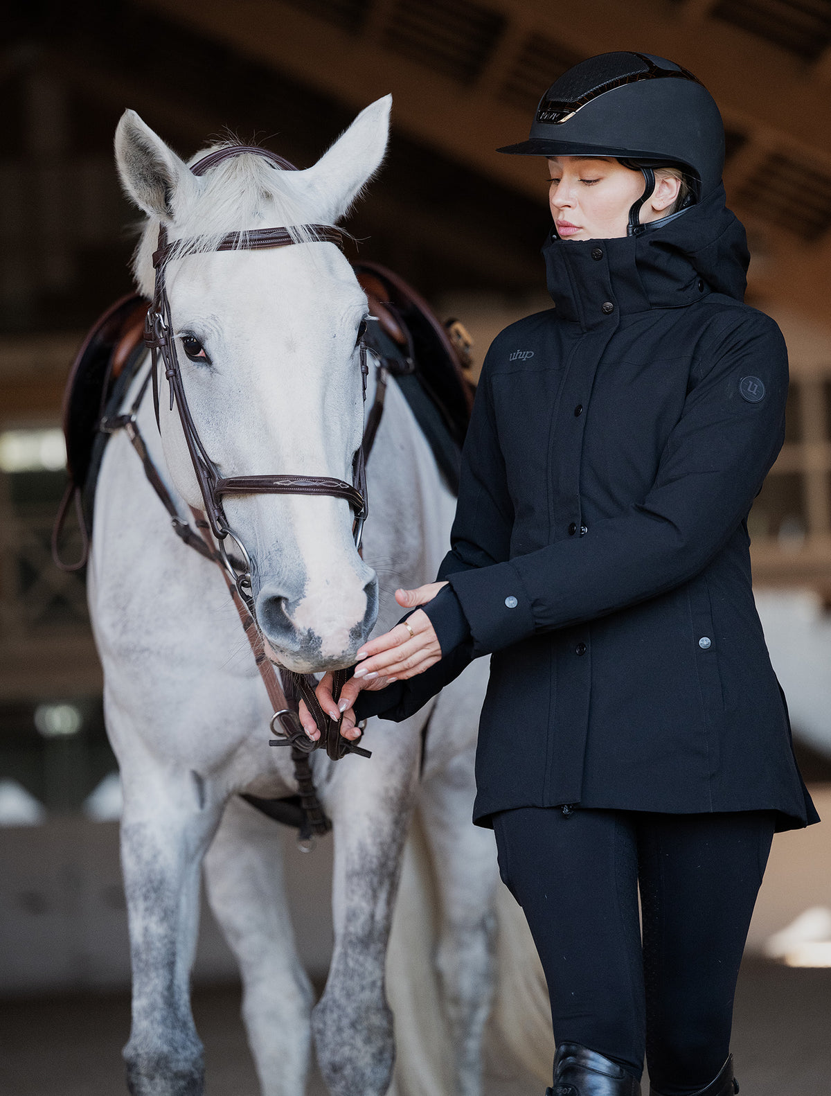 Uhip Hailey Insulated Rain Jacket Jet Black – photograph 2 