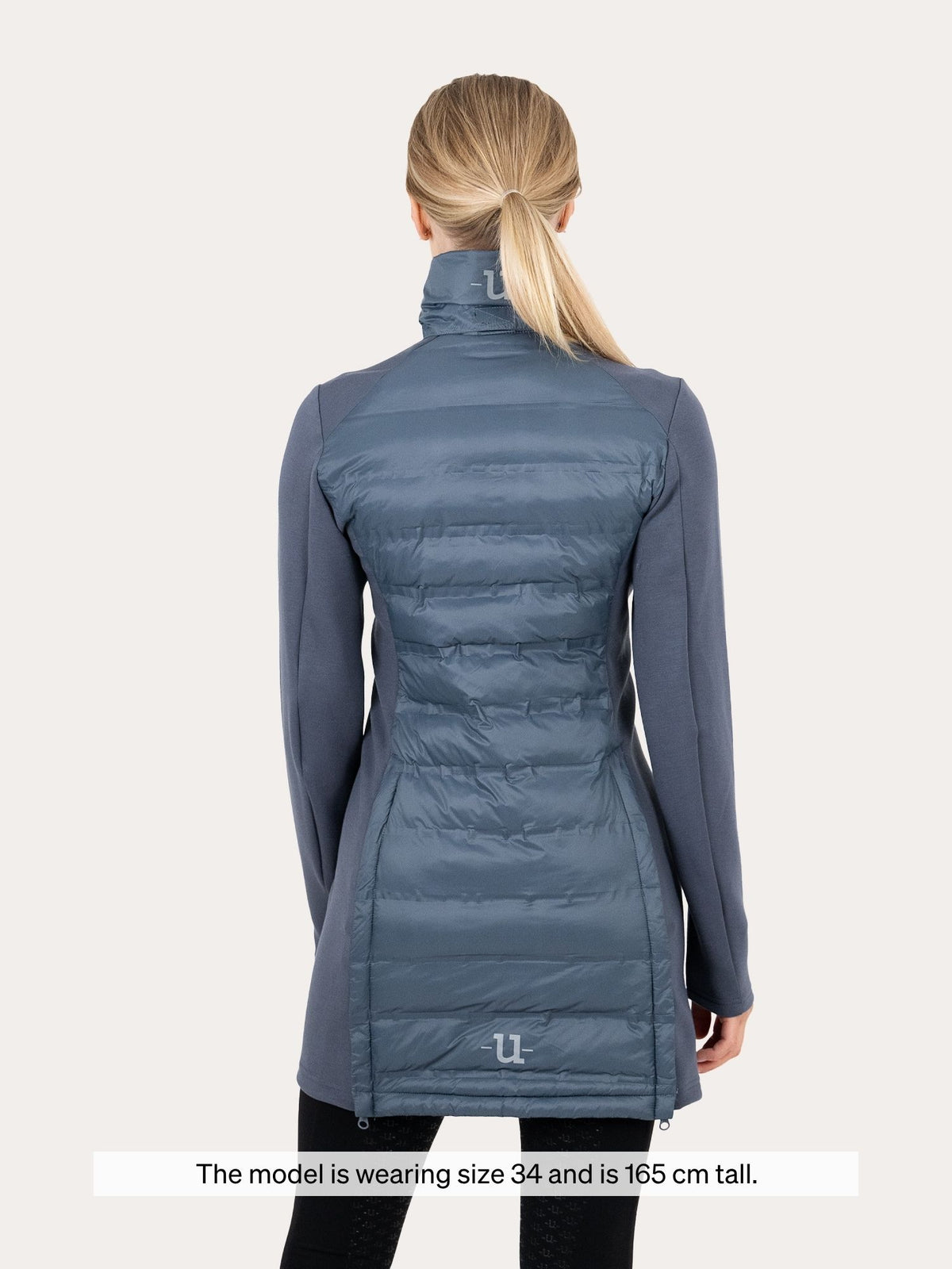 Uhip Everyday Hybrid Long Jacket in Turbulence Grey – product photograph 3 