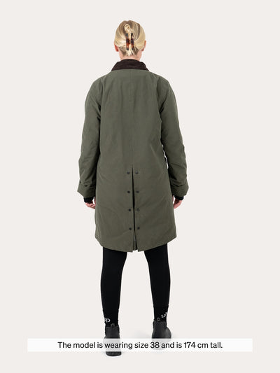 Uhip Field Coat in Dark Green – product photograph 3 