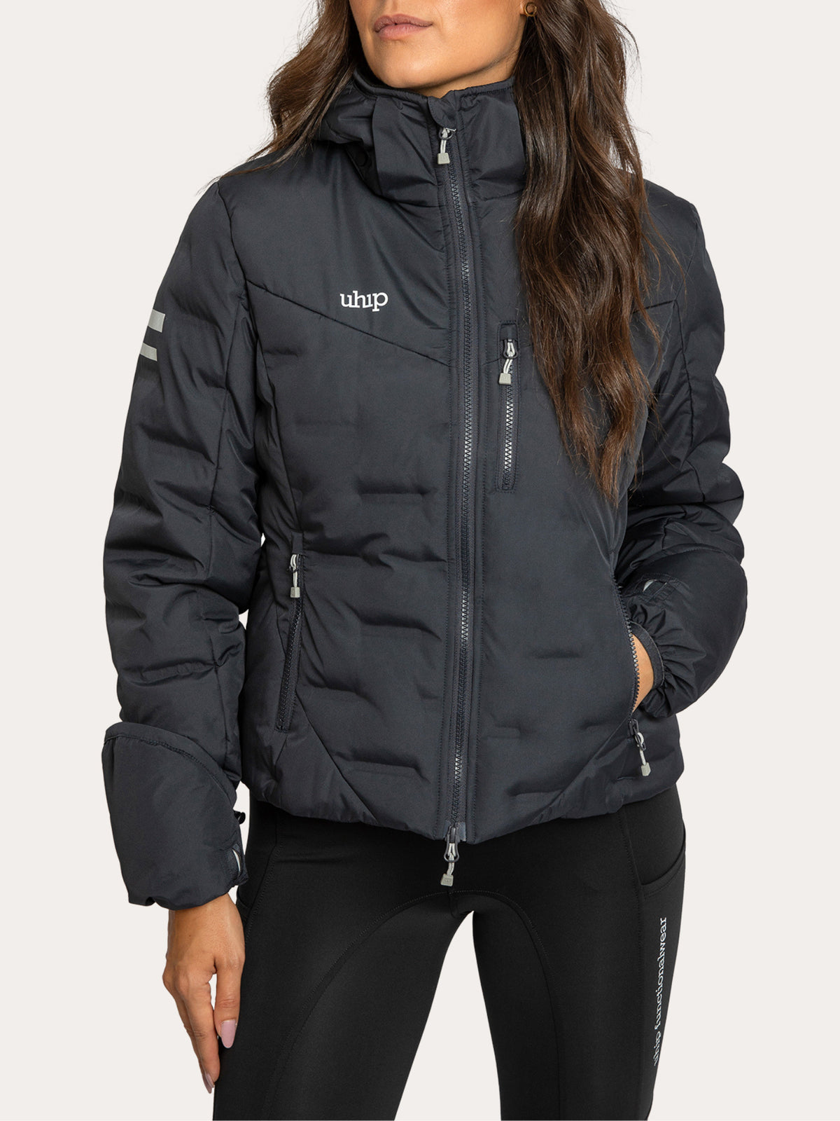 Uhip Ice Jacket 2.0 in Blue Graphite – product photograph 1 #color_blue-graphite